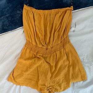 Tube top romper